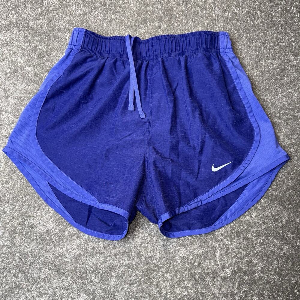 Nike Dri-FIT Tempo Shorts XS Purple Lined Mesh Athletic Running Track Gym